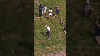 SLAM DUNK save from the bunker for birdie! 