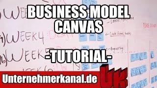 Das Business Model Canvas Tutorial für Unternehmer! Vergiss den Business Plan! (Vorerst)