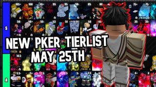 [YBA] NEW PKER SKIN TIERLIST MAY 25TH...