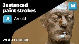 Arnold Tutorial - How to create a paint stroke effect in Arnold for Maya (GPU)