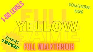 YELLOW (GAME) Full Walkthrough all level 1-50 Android/ ios Solutions By Bart Bonte (yellow puzle)