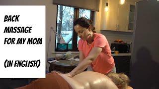 Back massage in case of different diagnoses