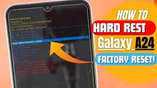 How To Hard Reset Samsung Galaxy A24 | Forgot Pattern/PIN Unlock