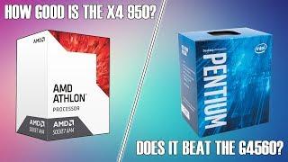 How Good Is The $60 AMD Athlon X4 950? (Vs G4560)