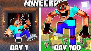 I Survived 100 Days as the MIMICER in Minecraft!