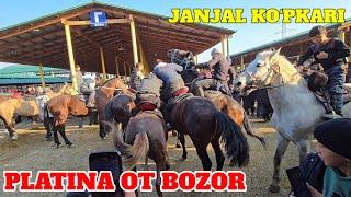 PLATINA OT BOZOR KO‘P KARI BOZORDA BO‘LDI JANJAL VIDEONI KO‘RING! HORSE MARKET! BUNAQASI BO‘LMAGAN.