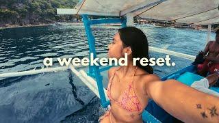 a weekend reset | my work and life balance  