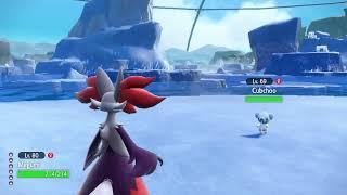 Shiny Delphox Using Mystical Fire (Pokémon Scarlet)