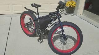 eBeast Overview - 72V 3000W 26" Fat Tire 7 Speed ebike in Cincy!