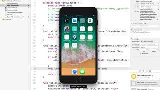 Swift 4 Navigation Controller And TableView