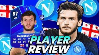 87 SERIE A POTM KVARATSKHELIA SBC PLAYER REVIEW | FC 25 ULTIMATE TEAM