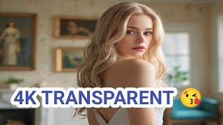 [4K] Transparent Try On Haul (2024)| Get Ready With Me |Dry & Wet See Through