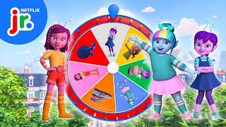 Fairies in ACTION Mystery Wheel  Dew Drop Diaries | Netflix Jr