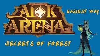 AFK ARENA -Walkthrough Peaks of time - Secret of the forest - Easiest Way