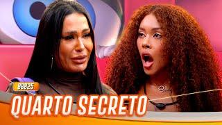 GRACYANNE VAI PARA O QUARTO SECRETO E GIOVANNA É ELIMINADA COM 52,61% DOS VOTOS! | BBB 25