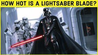 How Hot Is A Lightsaber Blade? #shorts