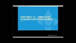 Introduction to the FAR