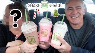 TASTING SHAKE SHACKS HOLIDAY MILKSHAKES! ft Mama Pappas!