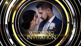 Golden Wedding Invitation In After Effects | Wedding Title Animation | After Effects Tutorial