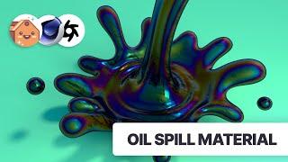 Create a Procedural Oil Texture with Octane for C4D | A Happy Toolbox Tutorial