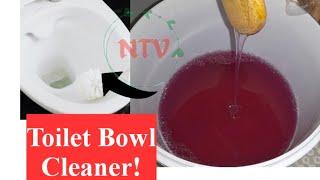 Producing High Quality Toilet Wash at Home/ Very Effective Toilet Bowl Cleaner making.. NafisaTv