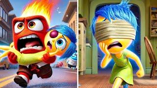 Inside Out 2 Película completa 2024 | Los hábitos telefónicos de Joy y el final