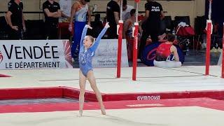 Elena Colas  12 Year-old - Sol - Huge Difficulty Floor - Avoine Gym - Finale Top 12 2022