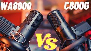 SONY C-800G vs WARM WA-8000 can you hear the difference in the mix?