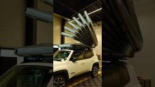 So much James Baroud Rooftent & Awnings on a Jeep Renegade  #music #rooftent