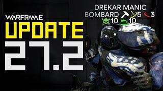 Warframe Damage & Status Changes, Armor Buffs, Shield Gating, Scaling & More! Update 27.2 (Warframe)