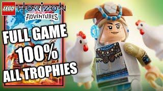 Lego Horizon Adventures - Full Game 100% Platinum Trophy - All Collectibles and Trophies