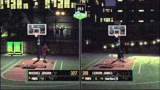 NBA 2k11 Dunk Contest Michael Jordan vs. Lebron James