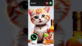cat is calling::::#cat #cutecat #funny #animals #gato #aiart #youtubeshorts #trendingshorts