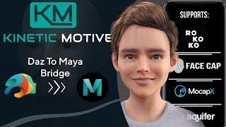 Daz3D To Maya Bridge | Kinetic Facial Rig