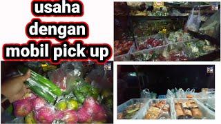 Mobil Pick Up Diubah menjadi mini market berjalan #bisnisSayuran  @Mujionochannel