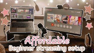 Affordable Twitch streaming setup | beginner equipment on the cheaper side | Beginner stream setup