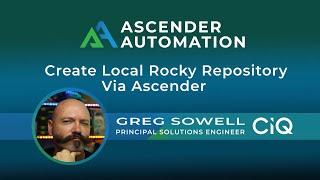 Create Local Rocky Linux Repository with Ansible and Ascender, AWX, or AAP