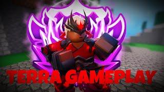 TERRA kit gameplay in roblox bedwars