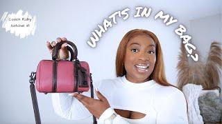 What's In My Bag? COACH Ruby Satchel 18 | KERLEEN