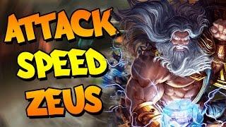 Smite: Zeus Attack Speed Build - The Faster the Stacks the More the Damage Right?