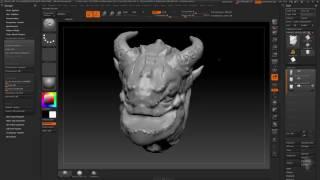 Введение в Zbrush Часть 2 : Децимация для ZRemesher урок 27