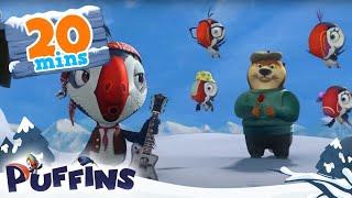 Puffins | 20 min | Johnny Puff's Quest! | Cartoon For Kids | Puffins World