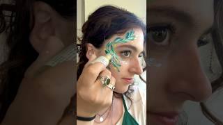 Foliage fairy face paint  #facepaintingideas #facepainting #facepaint #facepaintingtutorial