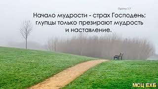 "Взаимоотношения среди молодёжи". В. Ткаченко. Проповедь. МСЦ ЕХБ.