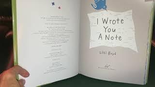 I Wrote You A Note By Lizi Boyd