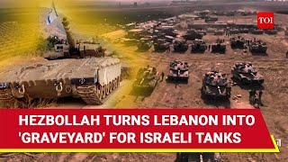 Six More Israeli Merkava Tanks Destroyed In Lebanon; 'Bruised' Hezbollah Gives IDF Tough Fight