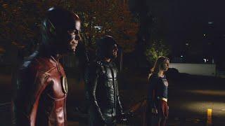 Arrowverse Trinity vs Earth-X Doppelgangers - Crisis on Earth-X Part 2 (HD)