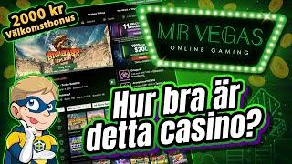 Mr Vegas Recension (Välkomstbonus upp till 2000 kr)