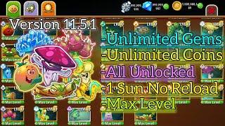 (Version 11.5.1) How To Hack PvZ2! (Unlimited Resources, 1 Sun, No Reload, All Unlocked, Max Level)