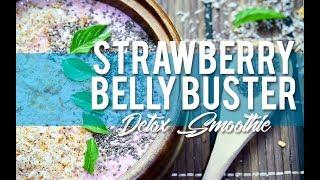 Strawberry Belly Buster Detox Smoothie
